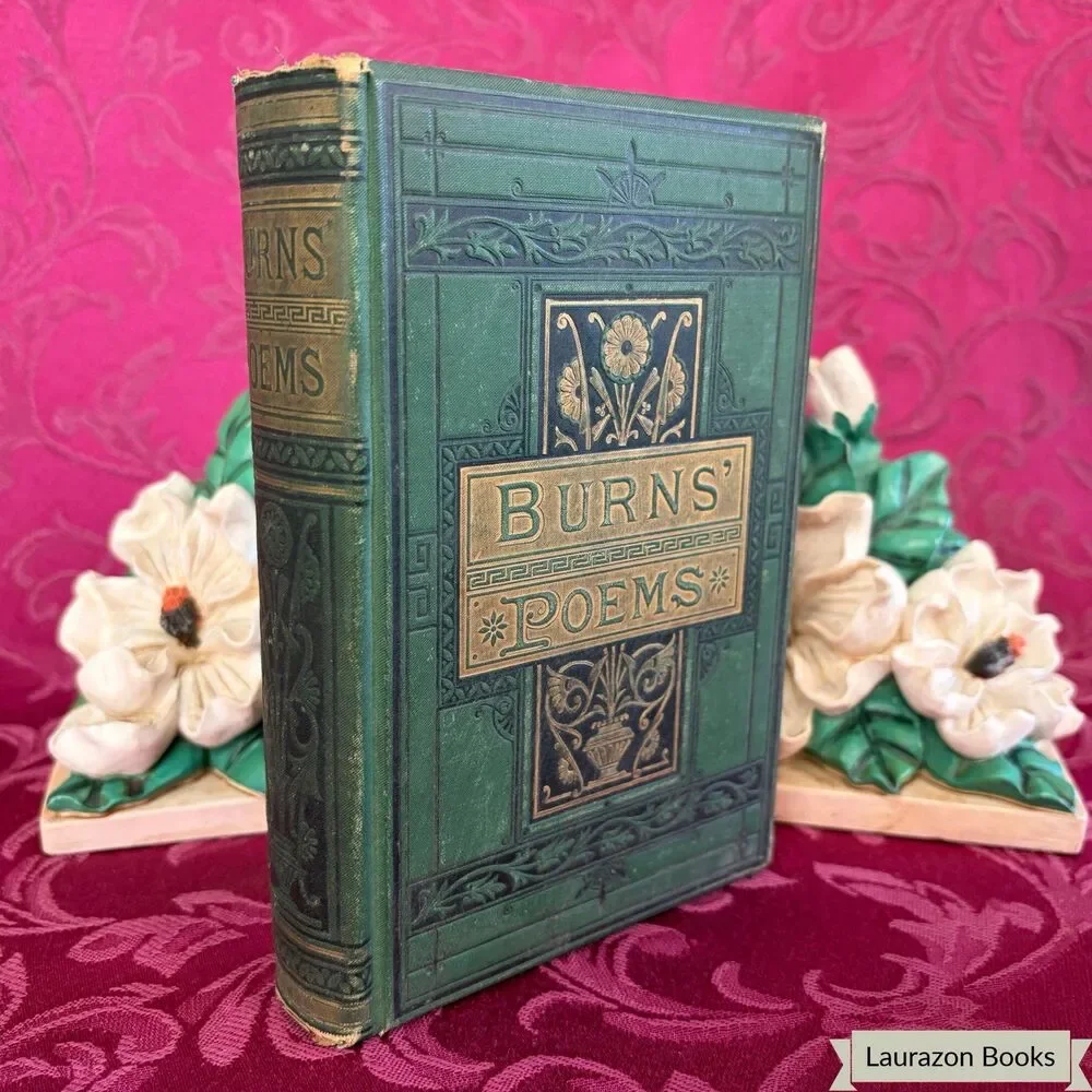 1881 The Poetical Works of Robert Burns, Antique Poetry Book, T. Y. Crowell